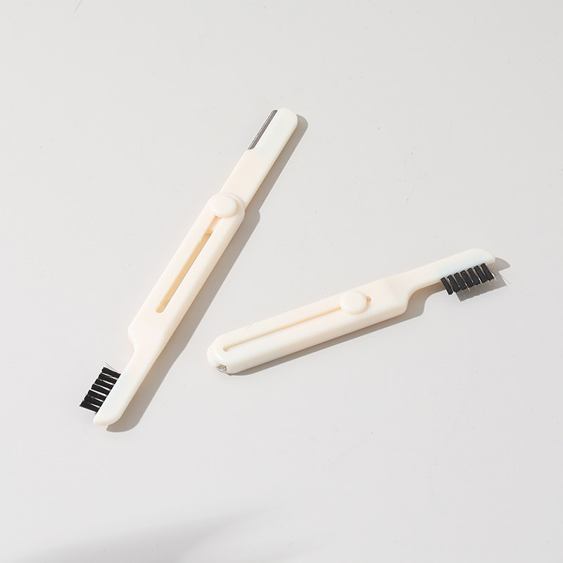 ximivogue伸缩带梳修眉刀3支装便携式安全防护修眉工具美容工具