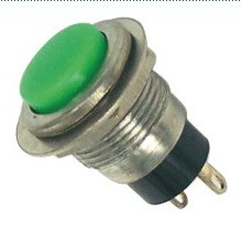 DS211方形按钮按键开关红色自锁电源开关开孔12MM系列按键金属圈