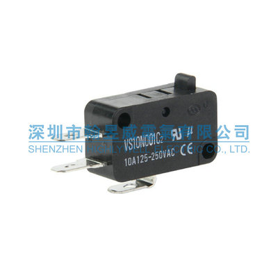 现货原装台湾HIGHLY海立10A250V微动开关CQC UL不带柄 VS10N001C2