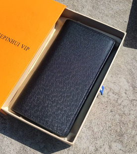 2022新款真皮钱包日韩男士西装夹女款长款对折钱包牛皮钱包多卡位