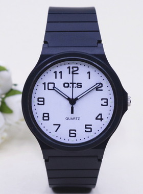 学生考试石英表男女款青少年初高中夜光时尚潮流韩版手表1356