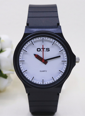 学生考试静音手表小学生初中生韩版休闲简约运动防水手表1359