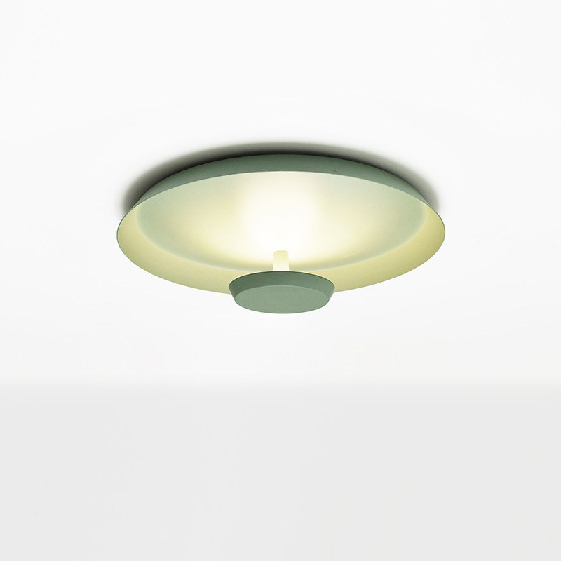 西班牙设计师top白色装饰简约现代极简客厅卧室铝金属光晕吸顶灯