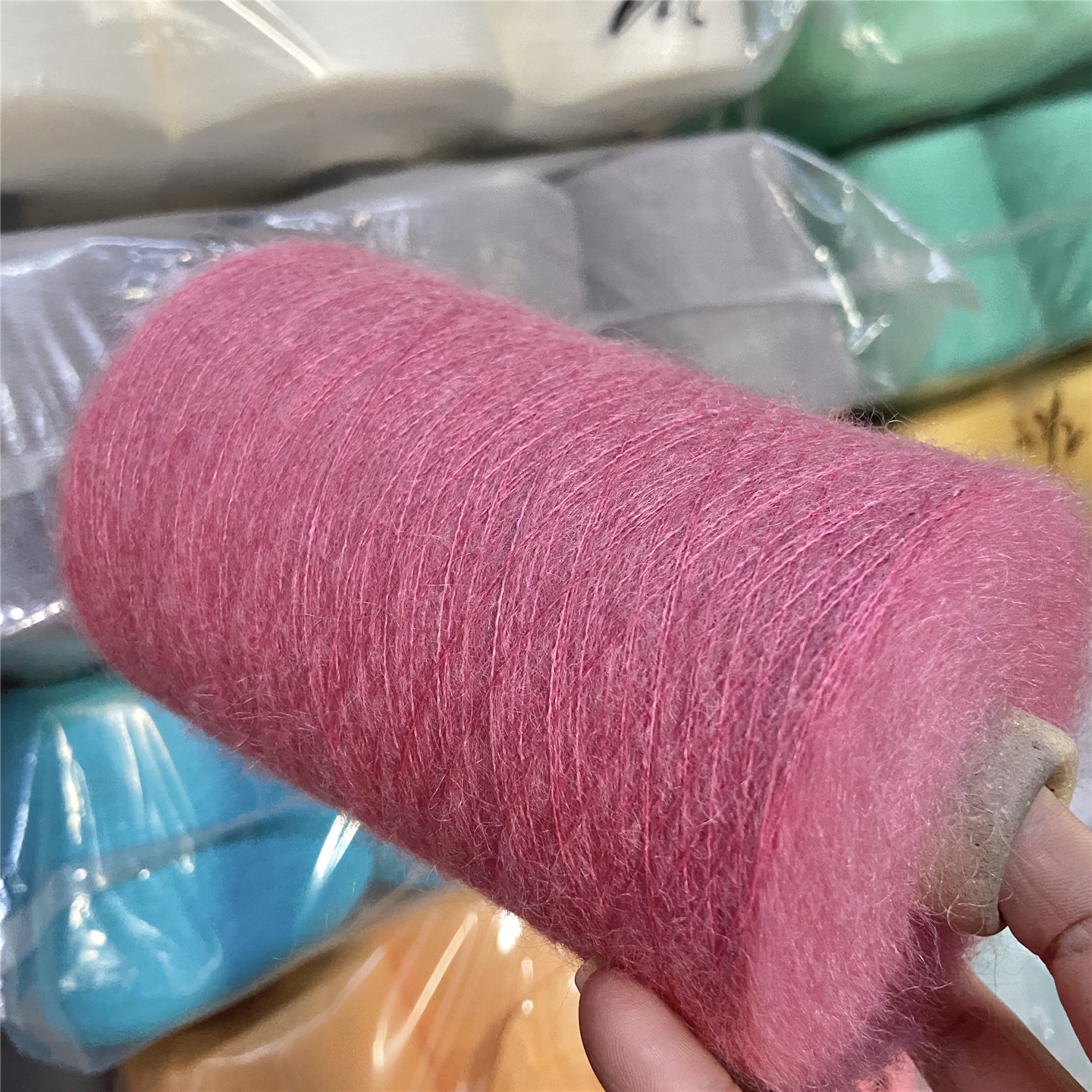 13支70%长毛马海毛毛衣围巾线