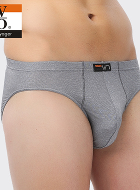 VO专柜正品花纱吸湿透气动感撞色个性运动时尚中腰三角男士内裤