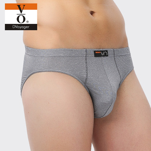 VO专柜正品花纱吸湿透气动感撞色个性运动时尚中腰三角男士内裤