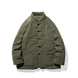 冬季风棉衣中式唐装加厚保暖外套灯芯绒棉袄男A118-MY010P135，男装棉衣，电商A118