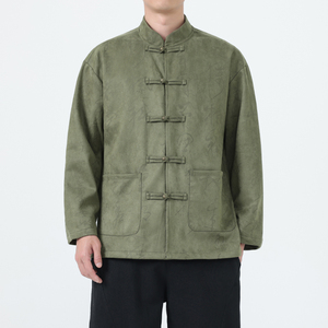 秋冬风唐装汉服复古立领中山装大码夹克外套男A118-A8836P115图片