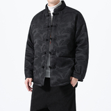 2025冬季风唐装棉衣复古保暖加厚男士外套A118-MY6613P145，男装棉衣，电商A118