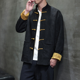 2025春季风唐装汉服两面穿复古夹克外套宽松男A118-A8809P145，男装夹克，电商A118