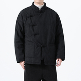 2025冬季风唐装棉衣灯芯绒大码加厚棉袄男A118-MY6615P165，男装棉衣，电商A118