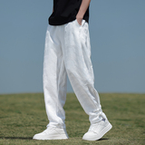 春夏风青年男装新中式宽松束脚提花大码休闲裤A118-K110P75，男装休闲裤，电商A118