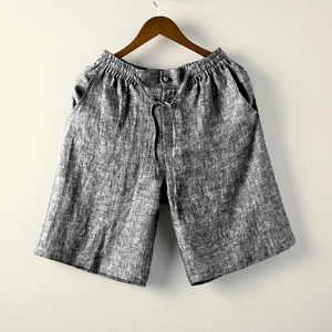 纯亚麻风夏季五分裤宽松大码复古短裤DS-A118-DK906P95,男装牛仔裤,电商A118
