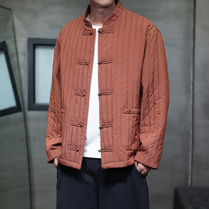 2025春季风中式夹克唐装汉服条纹大码青年外套A118-A8812P115,中年牛仔裤男搭配图片大全图片