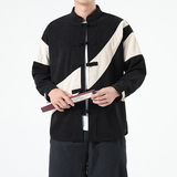 2025春季风男衬衫灯芯绒唐装复古盘扣长袖外套A118-A8819P68，男装衬衫，电商A118