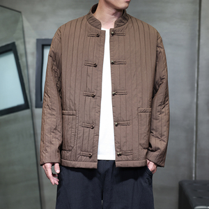 2025春季风中式复古夹克唐装汉服青年外套宽松A118-A8812P115图片