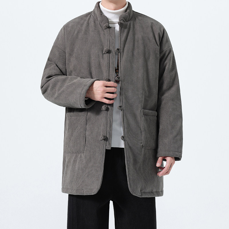 冬季风唐装棉衣大码复古中式保暖加厚外套男A118-MY6609P165,男装棉衣,电商A118