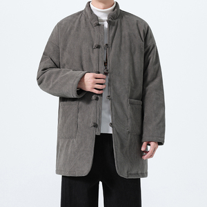 冬季风唐装棉衣大码复古中式保暖加厚外套男A118-MY6609P165图片