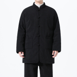 冬季风男装灯芯绒唐装中长款保暖加厚棉衣A118-MY6609P165，男装棉衣，电商A118