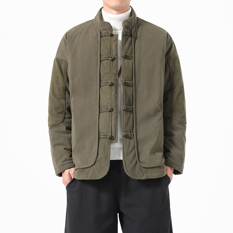 2025冬季风唐装棉衣保暖加厚外套男A118-MY6603P165抖音控268,男装棉衣,电商A118