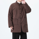 冬季风唐装灯芯绒棉衣保暖大码男士立领外套A118-MY6609P165，男装棉衣，电商A118