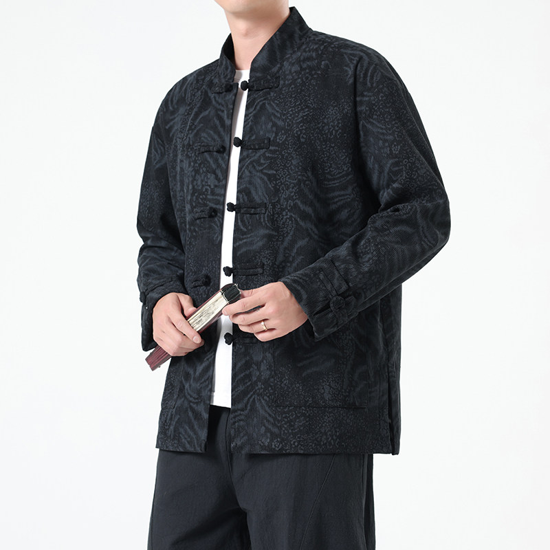 秋季风男装提花新中式唐装汉服复古夹克外套A118-A8822P115，男装夹克，电商A118