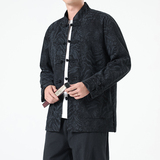 秋季风男装提花新中式唐装汉服复古夹克外套A118-A8822P115，男装夹克，电商A118