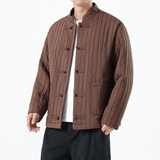 春季风男装夹克新中式唐装汉服复古铜扣外套A118-A8812P115，男装夹克，电商A118