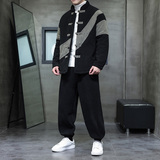 冬季风棉衣唐装套装中式复古保暖灯芯绒棉袄男A118-TZ07P205，男装棉衣，电商A118