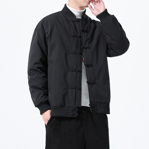 90%白鸭绒冬季风唐装男士复古保暖羽绒服外套A118-YR206P245图片