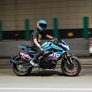 适用春风800NK全车身版画个性贴纸 机车改装拉花保护膜版花可定制