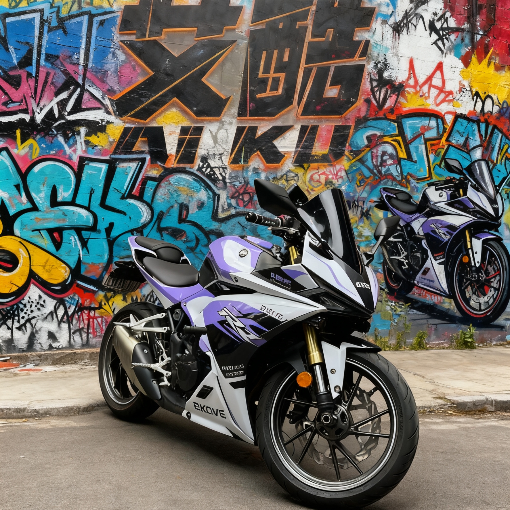 适用凯越250RR全车身贴纸版画