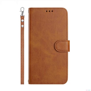 S25 S24 S21 ULTRA S20 S23 棕色适用GalaxyS26 S8皮套壳 Plus FE防盗刷三星翻盖手机壳S10 S22