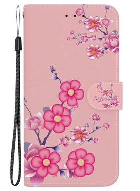 樱花适用GalaxyS24/S23/S22/S21 5G三星翻盖手机壳S20/S10/S9/S8 Ultra/FE/PLUS/+ 4G皮套防摔保护套电话壳