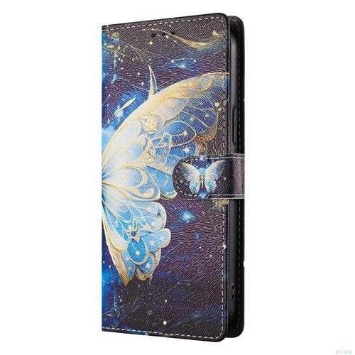大蝴蝶适用GalaxyS26/S25/S24/S23/S22/S21/S20 Ultra三星翻盖手机壳S10/S9/S8/S7 FE/+ 皮套保护套电话壳