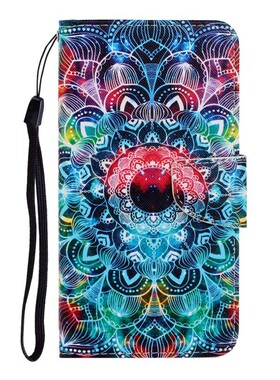 曼陀罗适用GalaxyS25/S24/S23/S22/S21 Ultra/Plus+/FE 5G三星翻盖手机壳S20/S10 4G皮套防摔保护套电话壳