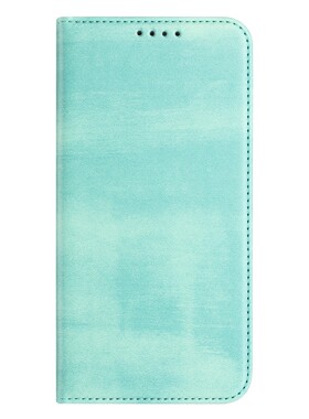 薄荷绿适用GalaxyS25/S24/S23/S22/S21 Ultra/Plus+/FE 5G三星翻盖手机壳S20/S10 4G皮套防摔保护套电话壳