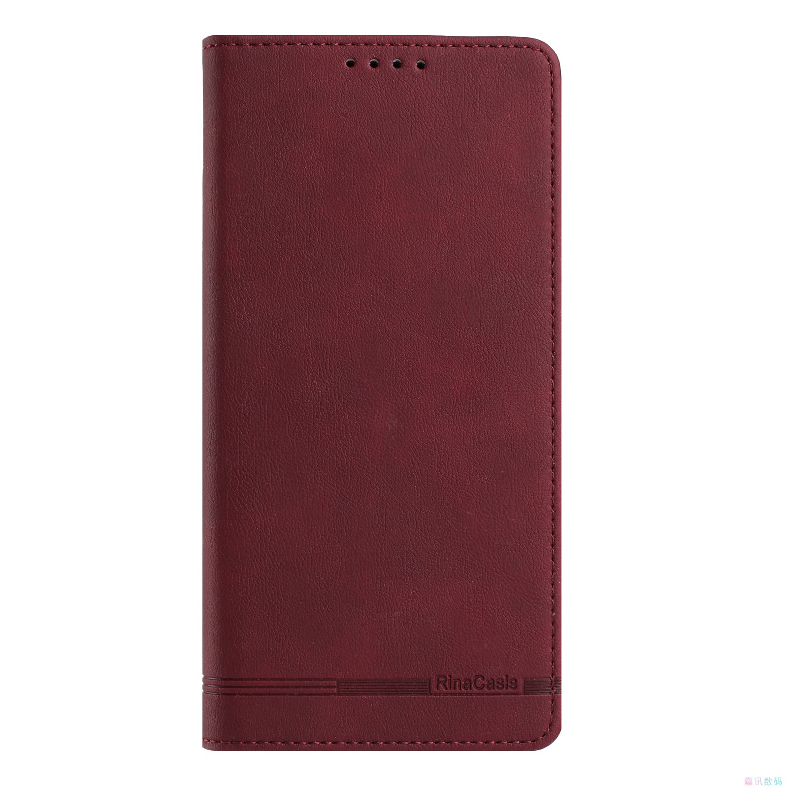 酒红色适用GalaxyS25/S24/S23/S22/S21 Ultra/Plus+/FE 5G三星翻盖手机壳S20/S10 皮套防盗刷保护套电话壳
