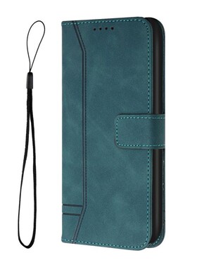 纯色绿适用Galaxy A11/A21/A31/A41/A51三星翻盖手机壳A71 4G/5G皮套防摔保护套男女电话壳