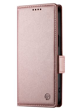 侧扣玫瑰金适用GalaxyA07/A17/A27/A37/A57/ 5G三星翻盖手机壳A16/A26/A36/A56/A35/A55皮套电话壳