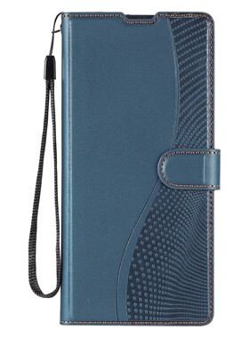 蓝色适用GalaxyS25/S24/S23/S22/S21/S20 ULTRA/Plus+/FE三星翻盖手机壳S10皮套保护套电话壳