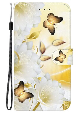 金蝶昙花适用Galaxy A11/A21/A31/A41/A51 三星翻盖手机壳A71 4G/5G皮套防摔保护套男女电话壳