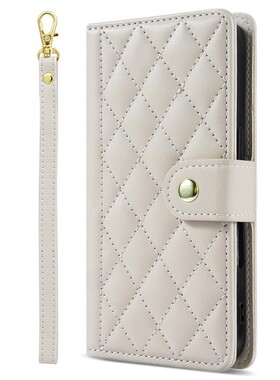 香风杏色适用GalaxyA16/A26/A36/A56 5G三星翻盖手机壳A15/A25/A35/A55/A14/A34/A54皮套防摔保护套电话壳