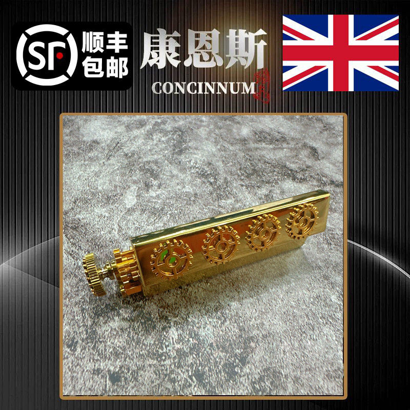 British Conns Centennial limited ручной работы из чистой меди диаметром 6 мм, антикварный мундштук для сигарет, латунный ретро карман ручной работы Изображение 1