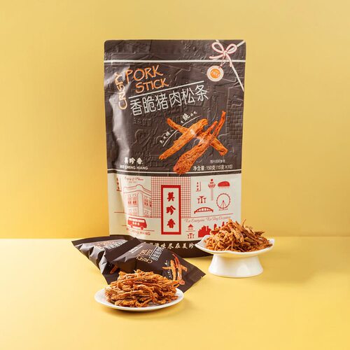 山姆超市美珍香脆猪肉松条160g猪肉脯独立包装脆酥肉类休闲零食