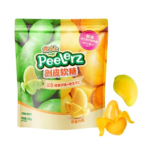 山姆代购Peelerz剥皮软糖芒果青芒果味软糖99%果汁富含维生素C