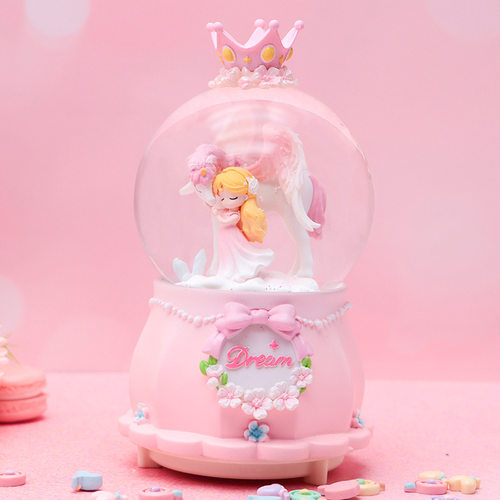 秘境森林水晶球音乐盒生日礼物