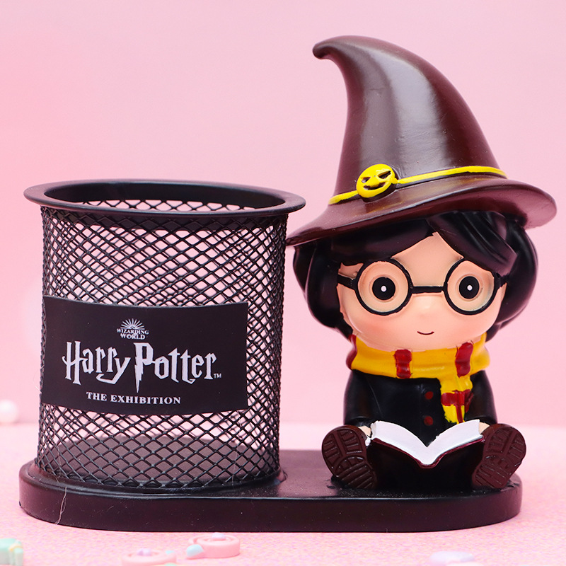 卡通哈利波特鐵藝筆筒兒童禮物