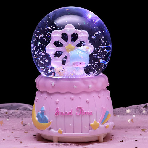 摩天轮水晶球音乐盒儿童生日礼物
