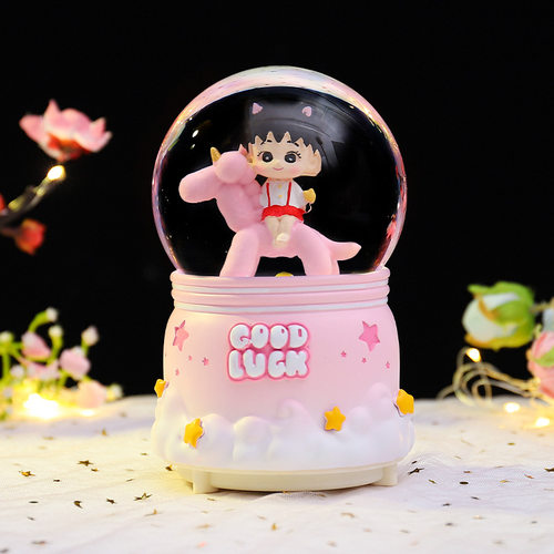寻梦女孩水晶球音乐盒儿童礼品
